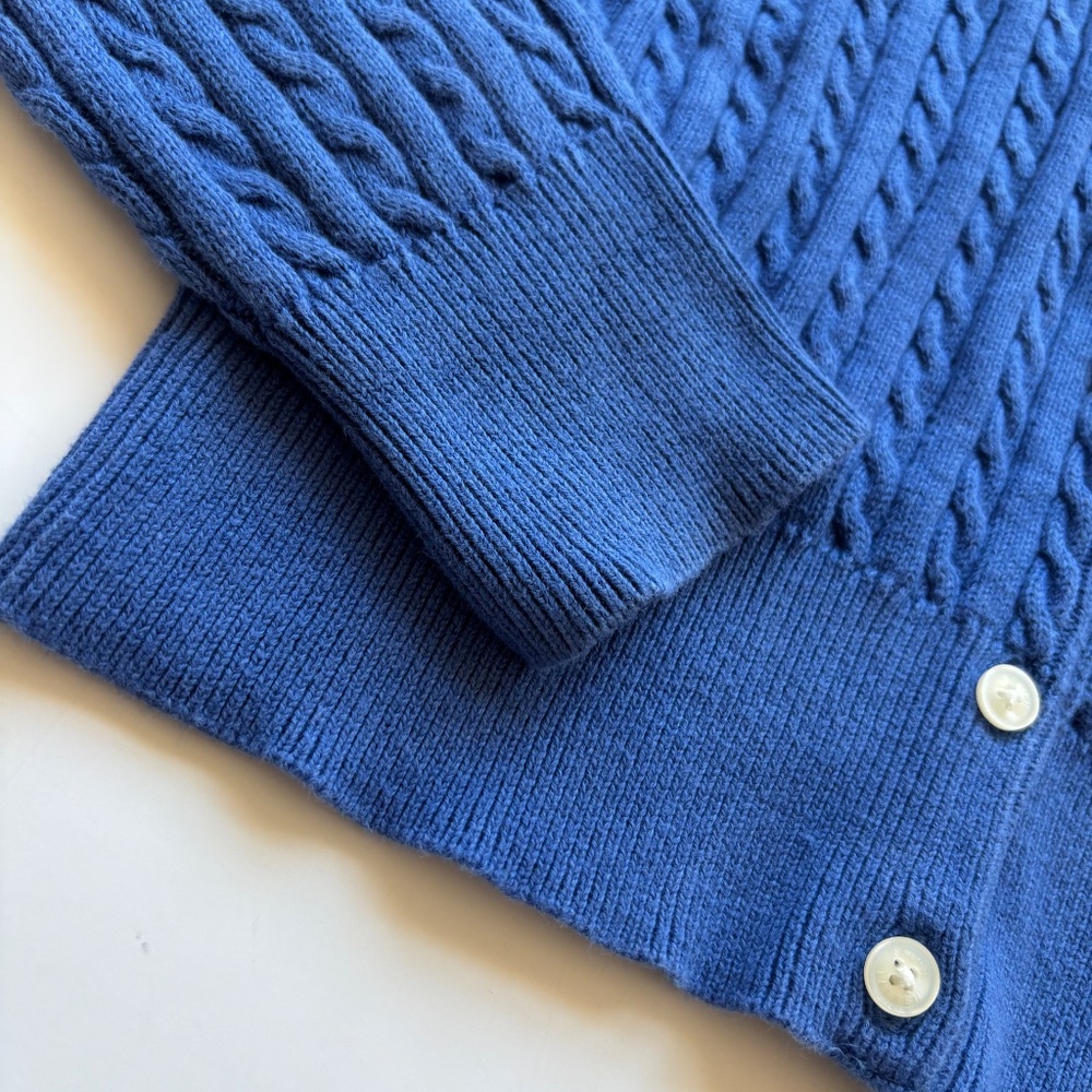 Polo Blue Cardigan Sweater - Picture 5 of 8